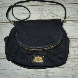 Juicy Couture Black Waterproof Lined Diaper Bag